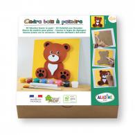 Aladine 3D-Gemälde aus MDF-Herstellungsset – Teddybär. - #593788