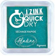 Aladine Izink Quick Dry Pigment Ink Pad 5x5 cm Ocean Blue - #590346