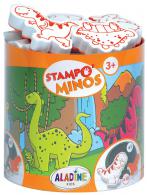 Aladine Kids Stampo Minos Stamp Set Dinos 10 pieces - #589431