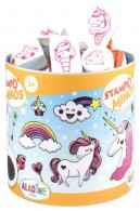 Aladine Kids Stampo Minos Stempelset Einhorn 18-teilig - #589613