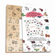 Aladine Wooden Doodler Stamp 13.5x13.5 cm Animals - #591321