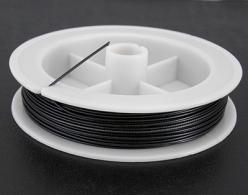 Anthracite Coated Wire 0.8mm - per 10 meter - #17116
