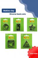 Ausstechformen-Set – Polymer Clay und Modelliermasse - #360536