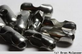bolletjeskettingsluiting Oudzilver  2.4mm - #10377