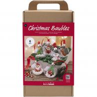 CC Craft Kit Christmas Baubles, Beads, 1 pack - #593296