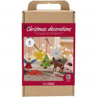 CC Craft Kit Christmas Decorations, Colouring, 1 pack - #593297