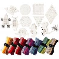 CC Figures with embroidery thread 1 Set - #593703