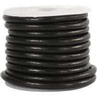CC Leather Cord Black 5m - #594516