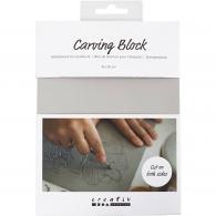 CC Linoleum plate Rubber 15 x 20cm Light gray - #593726