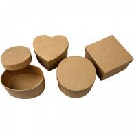 CC Medium boxes, H: 5 cm, Dia. 10-12 cm, 4 pc/ 1 pack - #590182