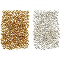 CC Rocailles-Set 1,7 mm Gold Silber 14 gr - #591160