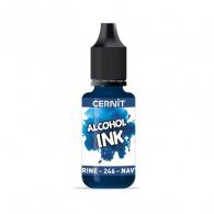 Cernit Alkohol-Tinte Marineblau 246 - Polymer Clay / Modelliermasse - #376849