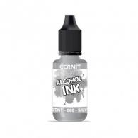 Cernit Alkohol-Tinte Silber 080 - Polymer Clay / Modelliermasse - #376845