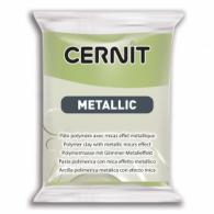 Cernit Metallic Clay Grün Gold 56 g - Polymerknete - #72605