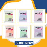 Cernit Pastell-Set, 6-teilig – Polymerknete / Modelliermasse - #567178