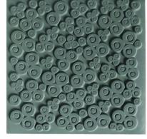 Cernit Texture Mat Contemporary Clovers - Polymer Clay / Modelliermasse - #520231