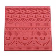Cernit Texturmatte Geometrisches Muster 9x9cm - Polymerknete Modelliermasse - #72067
