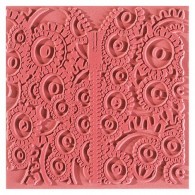 Cernit Texturmatte Mechanics 9x9 cm - Polymer Clay &amp; Modelliermasse - #125581
