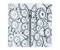 Cernit Texturmatte Mechanics 9x9 cm - Polymer Clay &amp; Modelliermasse - #125581
