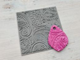 Cernit Texturmatte Paisley – Polymer Clay &amp; Modelliermasse - #520233