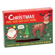 Clay Figure Set Christmas Reindeer - #595131