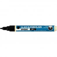 Creativ Company - CC Glas- en Porseleinstift Dekkend Zwart - #591945
