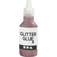 Creativ Company - CC Glitterlijm 25 ml Lichtroze - #589729