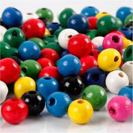 Creativ Company - CC Houten Kralen 8 mm Multimix 100 stuks - #591165