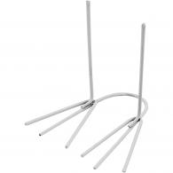 Creativ Company - CC Kippenvoeten van wit ijzer 2,5x4,5 cm 20 paar - #588440