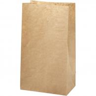 Creativ Company - CC Papieren Zakken met blokbodem Bruin 100 stuks - #590628