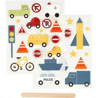 Creativ Company - CC Rub-on Transport 12x15 cm 2 vellen - #592141