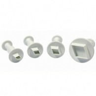 Diamant-Stempelset (4-teilig) – für Modelliermasse und Polymerclay - #75945