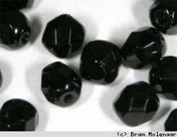 Facetkralen Zwart 4mm - per 100st - #5773