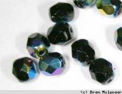 Fact Beads Black AB 8mm - #5781