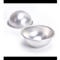 Fimo Effect Halbrunder Aluminiumball 7 cm - Polymer Clay - #237436