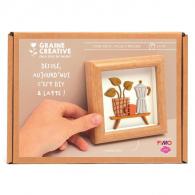 Fimo Kaffeemaschine Miniatur-Set – Modelliermasse aus Polymer Clay - #599451