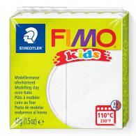 FIMO Kids Glitzerweiße Polymerknete für Kinder - Modelliermasse - #69769