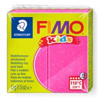 Fimo Kids Soft Pink Glitter Clay - Polymer Clay / Modelliermasse - #75692