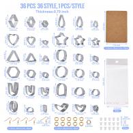 Fimo-Ohrring-Set – Polymer- und Modelliermasse kaufen - #493050
