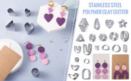 Fimo-Ohrring-Set – Polymer- und Modelliermasse kaufen - #493050