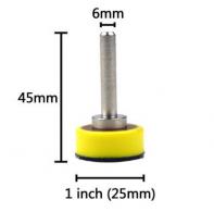 Fimo Polierscheibenhalter 25 mm/6 mm – Polymer Clay / Modelliermasse - #391796