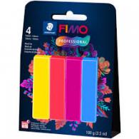 Fimo Professional Farbset, 4 Farben – Polymer Clay / Modelliermasse - #571862