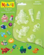 Fimo Pushmold Baby Abdruckset - Polymer Clay / Modelliermasse - #171967