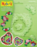Fimo Pushmold Herzen – Form für Polymer Clay / Modelliermasse - #171962