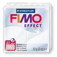 FIMO Soft Effect Transparent Weiß Nr. 14 57 g - Polymer Clay - #3641