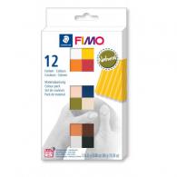 Fimo Soft Set, 12 Halbblöcke – Polymer Clay / Modelliermasse - #156149