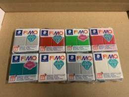 Fimo Soft Weihnachtsfarben Knete, 8-teilig – Polymerknete &amp; Modelliermasse - #295236