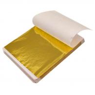 Finish Metal Leaf Gold Yellow 9x9cm - Polymer Clay / Modelliermasse - #487433