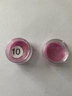 Finishing Glitter Powder 10 Pink - Polymer Clay / Modelliermasse. - #588113