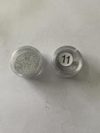Glitzerpuder 11 Silber – Polymerknete / Modelliermasse - #588114